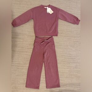 H&M Dusty Pink Sweatshirt Size 6/7 New
